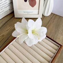 1 Stück elegante Haarspange mit Lilie Blume für Frauen, vielseitiges Design für den täglichen Gebrauch, Haarklammer, Haarkrallen, Haarspangen