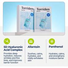 Torriden Dive-In Low Molecule Hyaluronic Acid Sheet Mask 27ml, K-Beauty-Pack Of 10 - 1 - View 5
