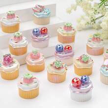 5-20 hạt bánh trái cây mô phỏng thực phẩm Y2K, mặt dây chuyền trang trí thủ công DIY, dùng làm mặt dây điện thoại, dây đeo túi xách, làm hoa tai - Nhiều màu - Xem 1