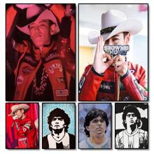 1pc/3PCS Wall Arts Posters Optional Frame Pop Singer Posters Suitable For Residential And Dormitory Walls, Living Room And Bar Decoration, Dining Room Or Bathroom, Room Decoration, High-Quality, Indoor/Outdoor Canvas Art