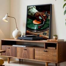 1pc, Wall Arts, Vintage Posters, Vinyl Record Music Wall Art, Black DJ Art Prints, Record Player Posters, Hip Hop Music Decor, Prints, Living Room Decor, Bedroom Decor Aesthetic, Housewarming Gift, Unframed - Multicolor - View 4