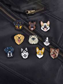 10Pcs Cute Pet Dogs Enamel Pins Brooches For Women Animals Badges Lapel Pins Fashion Jewelry Clothing Accessories Pet Lover Gifts