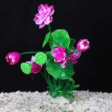 1pc Fish Tank Aquarium Decorations Plants, Mini Aquarium Decorations PE Ceramics Plants For Aquarium Decorations, 8.27"