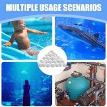 Bolas filtrantes de 45kg para piscinas, medios de reemplazo para sistemas de filtros de piscinas