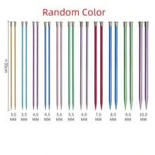 2/22Pcs/Pack Multicolor Knitting Needles Sweater Needles For Knitting Sweater Weaving Tools DIY Knit Accessories Random Color