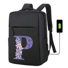 Mochila minimalista para hombres, mochila versátil de gran capacidad para estudiantes, computadoras, viajes, bolsa de negocios unisex lavable