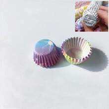 25/50pcs-Cute Mini Thumb Cake Molds, 2.5cm/5cm Cake Baking Paper Cups, Pastry Liners, Baking Paper Cup Cake Cups, Non Stick Paper Cup Cake Racks, Various Patterns, Suitable For Home Kitchens, Dessert Baking Supplies, New Year's And Valentine's Day Gifts, The Best Gift For Family And Friends - Multicolor - View 16