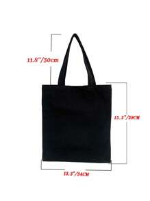 Floral Print Shopper Bag School Bag For Graduate,Teen Girls,Freshman,Sophomore,Junior & Senior In College,University & High School,Perfect For Outdoors,Travel & Back To School,School Bag,Large Capacity,Portable,For Teen Girls Women College Students,White-Collar Workers,Perfect For Work,Back To School,Middle School,High School,College,Vacation