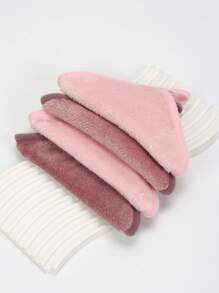 4pcs Reusable Facial Cleansing Towels, Face Makeup Remover Cloths, Washcloth For Cleaning, Oily Skin Care, Small Towels