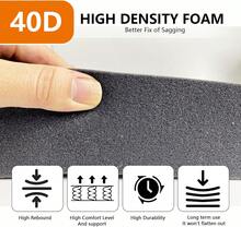 40D High Density Sagging Mattress Support Under Mattress Support Pad To Fix Sinking Beds Foam Insert Pad For Sagging Bed Repair And Boards Hardener Foam Cushion For Firming Pad 60"X24"X2" - Black - View 5