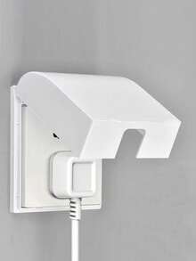 Durable Transparent Waterproof Junction Box, Transparent Self-Adhesive Waterproof Outlet Cover - Splash Protection For Outlets And Switches, Transparent Plastic Compartment For Easy Cable Management, Battery-Free, Outdoor Electrical Accessory | Transparent Cover Design