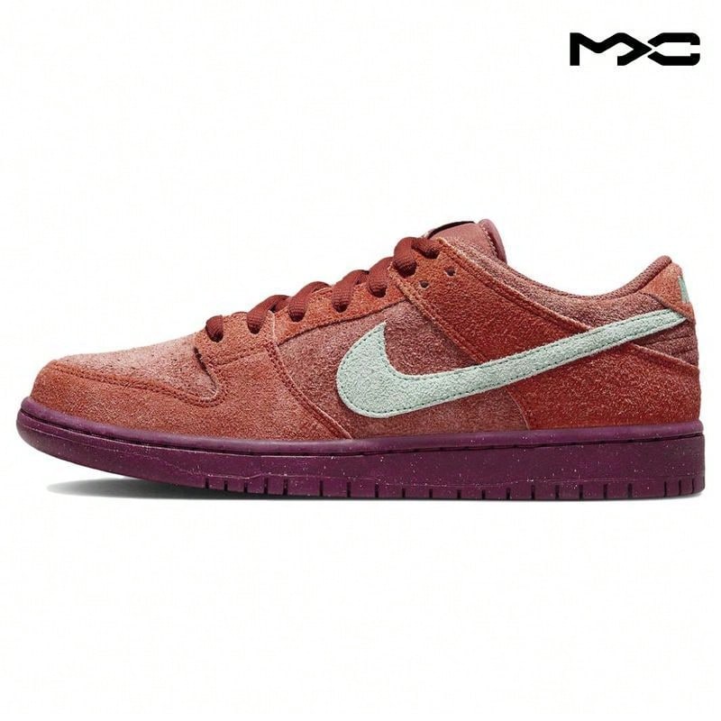 Dunk Low SB 'Mystic Red' Emerald-Rise Rugged-Orange Rosewood Sneakers Men DV5429-601 - Multicolor - View 1