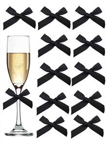 20 件粉色缎带蝴蝶结礼品包装，香槟酒瓶，蛋糕，糖果袋，DIY 手工艺品，礼物，婚礼，婴儿送礼会，婚礼送礼会，圣诞节，生日，户外派对，露营，万圣节圣诞礼物 - 彩色 - 查看 22