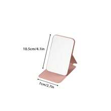 Custom Name Square Makeup Mirror - Personalized Bridesmaid Gift With Logo, Portable Folding Travel Mirror, Compact Pocket Mirror For Women, Wedding Party Favors, Engraved Cosmetic Mirror,Graphic Print