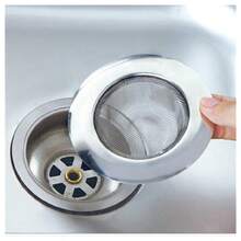 2-Pack - Kitchen Sink Mesh Strainer - Stainless Steel Drain Strainer - Large, Wide Rim, 11.4 Cm Diameter, Food Waste Catcher - Drain Basket Strainer, Drain Grate For Garbage Disposal