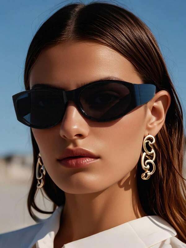2pcs Vintage Oval Fashion Multi-Function Glasses