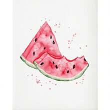 1pc Watermelon Strawberry Orange Fruit Poster Wall Art Canvas Paintings Nordic Prints HD Picture For Kitchen Home Decor Optional Frame