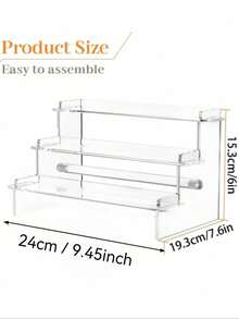 Dessert Staircase Display Rack Small Decoration Tea Break Counter Display Plate Cake Plate Acrylic Cake Stand Afternoon Tea Snack Stand