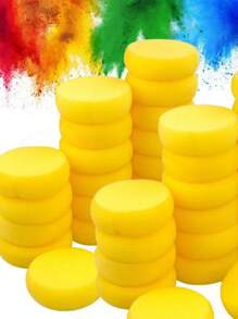 5/10 Pieces Round Painting Sponge, Daily Doodle Tool