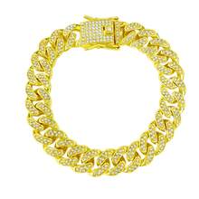 1pc Bling Rhinestone Pet Dog Collar Necklace, Luxury Cuban Chain Choker Necklace, Metal Leash Collar With Safety Clasp, Pet Jewelry Accessories