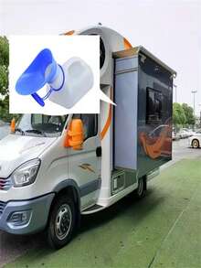 1个便携式男女尿壶，旅行尿壶，车载尿壶，徒步旅行尿壶，适合老年人和户外活动 - 白色 - 查看 5