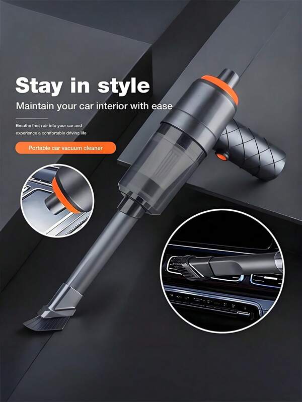 120W High-Power Wireless Vacuum Cleaner, Usb Charging Home Car Handheld Vacuum Cleaner, Strong Suction, Unique Suction And Blowing Functions,2000mAh Large Capacity Battery, Long-Lasting Use