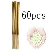 Varitas de incienso de sándalo, 24 piezas/120 piezas/168 piezas/60 piezas, de 8.66 pulgadas de aroma a jazmín, adecuado para aromaterapia, yoga, ambiente relajante, ideal para el hogar, oficina, sala de té y sala de estar, meditación, zen, ayuda para dormir