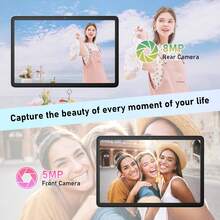 Blackview 10,1-Zoll Tablet-PC, Android System, Modell 15 Tab 60, WiFi Version, A523 Prozessor, Octa-Core 1,8GHz/4GB RAM/128GB Speicher/WiFi 6/Bluetooth 5.3/10,1-Zoll 1280*800 HD Display/5100mAh Akku/USB-C Anschluss/5MP+8MP Dual Kamera - Blau - Übersicht 8