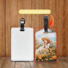 1/5/10/20/40pcs Personalized Customized Luggage Tags, Customizable With Patterns, Names, Photos, Best Travel Tool To Prevent Loss, Unique Luggage Tags