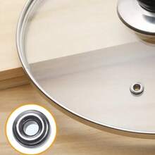 Universal Pot Cover Tempered Glass Round Frying Pan Cover Anti-Scalding Knob Visible Wok Pot Lid Cookware Parts Kitchen Accessories