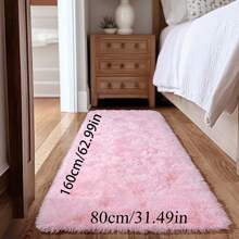 Una alfombra de estilo nórdico y natural de color rosa, adecuada para la decoración de la ventana del dormitorio, el tatami durante todo el año. Una alfombra de estilo nórdico Ins para la sala de estar y la mesa de centro con una sensación de lujo ligero, perfecta para crear una atmósfera decorativa festiva.