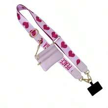 Phone Strap Crossbody, Clip And Go Strap For Phone With Wallet Crossbody, Phone Strap With Zippered Pouch - Multicolor - View 4