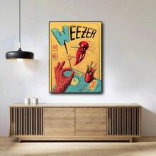 1PC Weezer Nghệ thuật trang trí Canvas Nghệ thuật treo tường Quà tặng Nhà hiện đại Phòng ngủ Tranh Canvas trang trí Trong phòng khách, phòng ngủ, phòng ăn Khung tùy chọn Áp phích hiện đại, Nghệ thuật treo tường, Tranh Canvas - Nhiều màu - Xem 19