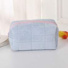 1PC Makeup Pouch Large Capacity Zipper Handbag Beauty Bag Cosmetic Storage Bagtravel Essentials For Vacation Summer Holiday Back To School School Stuff Bag For School Travel Bag For Women Makeup Bag For Travel - Multicolor - View 4