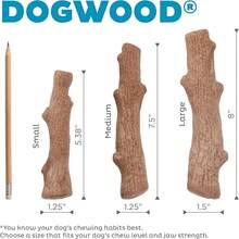 Outward Hound Dogwood Wood Durable Dog Chew Toys, Real Wood & Calming, 2-Pack, Medium - Cây sơn thù du và cây mesquite (gói 2 cây) - Xem 7