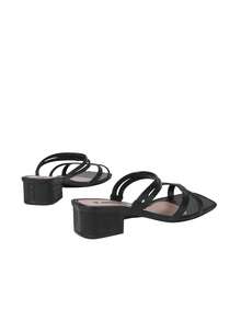 2025新款时尚软底高跟塑料女鞋，防滑防水果冻鞋，四季适用，耐用工作鞋，休闲粗跟高跟凉鞋，女士