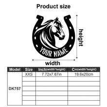 Customized Horseshoe Ranch Logo - Personalized Metal Logo Customization Outdoor - Custom Name Letter, 26 Letter Customization - Rural Farmhouse Decoration Farm Wall Art Home, Outside The Grain Warehouse - Father's Day Gift, Mother's Day Gift, Christmas Gift-Ornaments,Home Decor,Wall Decor,Room Decor,Living Room Decor,Bedroom Decor,Kitchen Decor,House Decor,Personalised Gifts Back To School School Supplies - Multicolor - View 25