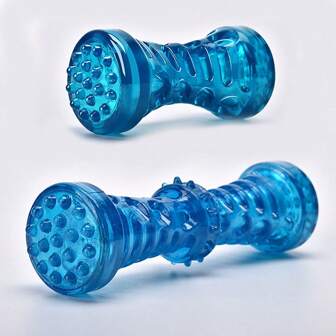 1PC Rubber Dog Toys For Dog Chewing Bite Resistant Squeaky Training Playing Toy Interactive Dog Toys For Large Dogs Teeth Cleaning