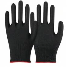 12 Stück Nylon Arbeitshandschuhe, leicht und atmungsaktiv, knitterresistent, unisex, geeignet für Hausarbeit, Camping, Heimwerken, Radfahren, Angeln und andere Innen-/Außenaktivitäten auf Dauer, abriebfest und rutschfest, Garten- und Holzarbeitsschutzhandschuhe