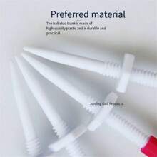 Golf Ball Tee With Adjustable Diamond Shaped Design, Zero Resistance Golf Accessory