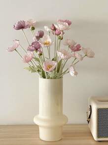 2pcs Artificial Flowers Poppy Flowers, Home Decor Plush Stem Fake Flowers, Room Decoration Centerpiece, Party Wedding Dining Table Gift