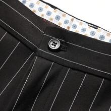 Últimos negocios - Vestimenta de noche Negocios - Formal Negocios Negocios - Negocios Desplazamientos urbanos Rayado Primavera/Verano Ajuste regular Doble botón Formal y de noche Salida nocturna Año nuevo - Rayas negras - Ver 6