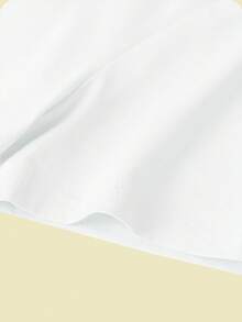 Damen Weißes Kurzarm T-Shirt - Lässiges Sommer Top mit minimalistischem Design, Halbarm, Loose Fit, Rundhalsausschnitt, Lässige Kleidung moderne Freizeitmode - Weiss - Übersicht 7