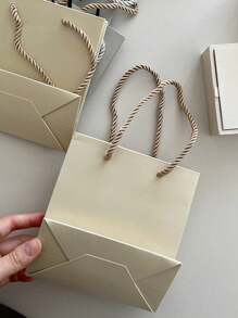 1pc/5pcs Fashion Cosmetic Handbag, Wedding Gift Bag, Gift Bag For Presents, Jewelry Gift Bag