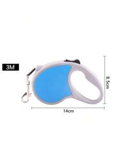 1 cor aleatória, novo retrator automático de corda de tração para passear com o cachorro, guia para gatos de pequeno e médio porte, corda de tração retrátil com freio de um botão