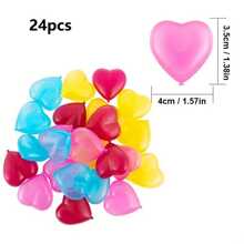 12/24 Reusable Plastic Ice Cubes – Washable & Freezable Ice Blocks For Smoothies, Coffee, Bars, Parties & Holiday Celebrations – Perfect For Christmas, Easter & Thanksgiving