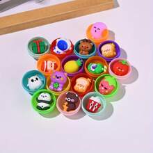 30/60 pezzi Assortito Miniature Figurine In Capsule Trasparenti - Adatto Per Distributori Automatici Di Gomme Da Masticare, Gadget Di Festa E Premi A Sorpresa, Nessuna Batteria Necessaria! Premi Mistero Di Festa, Regali Di Bambole, Natale, Regali Di Pasqua