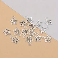 15/30/50 件锌合金螺旋星形吊坠，DIY 手链、耳环、项链工艺品 - 彩色 - 查看 12