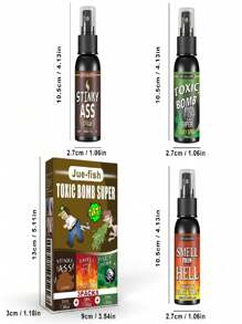 Stink Furz Spray April Fool's Day Streich flüssiges Spielzeug Spoof Geruch Unterhaltung Kacke Bombe Geruch Halloween Pick Up Party Zubehör Stinkender Furz Spray & Kacke Bombe für maximale Lacher! Valentinstag Valentinstagsartikel Hochzeitsartikel
