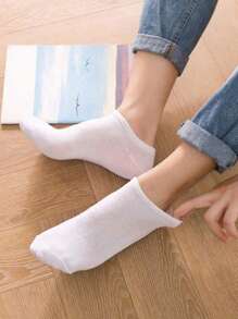 10/20/30/40 Pairs Summer Solid Color Soft Lightweight Low Top Casual Breathable Invisible Low Vamp Socks Slouchy